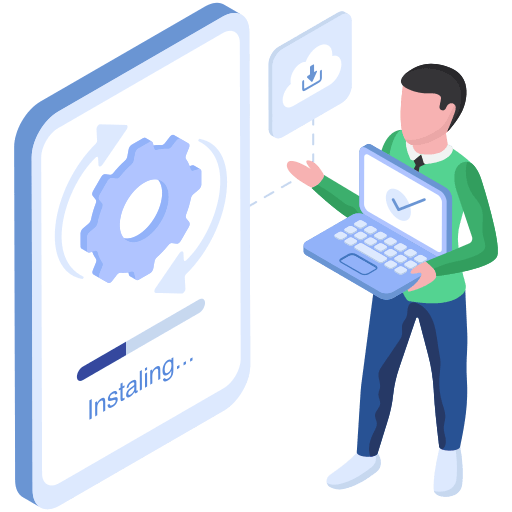 graphique installation facile